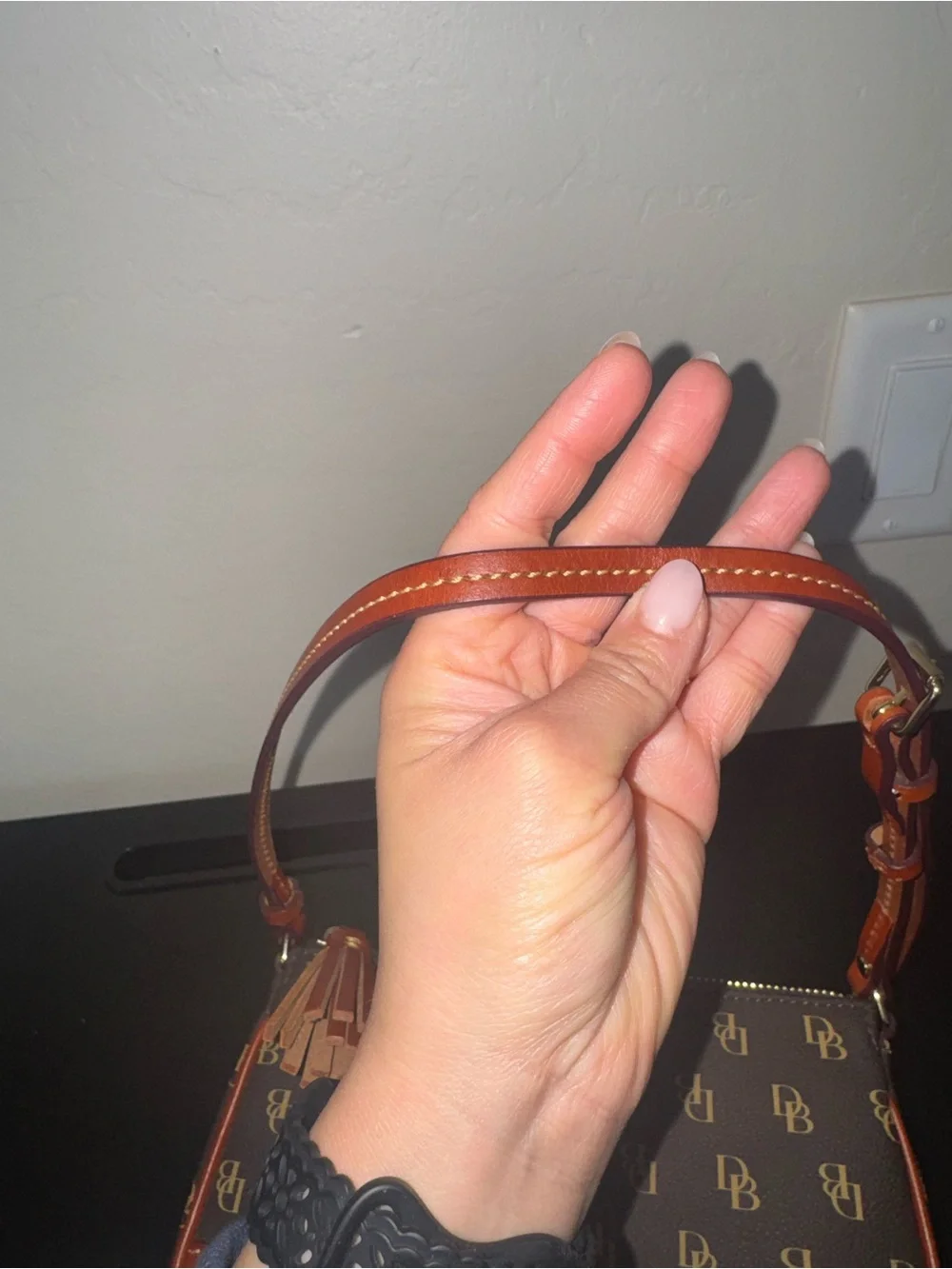 Dooney & Bourke Gretta Slim Crossbody Brown T’moro